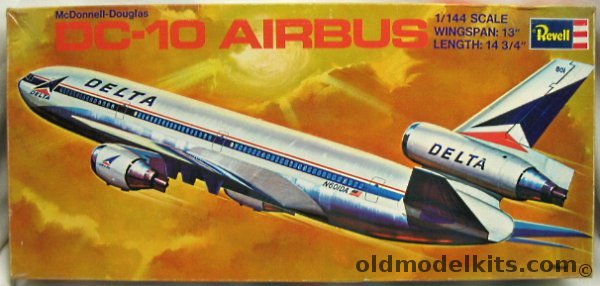 Revell 1/144 DC-10 Airbus Delta Airlines, H118 plastic model kit